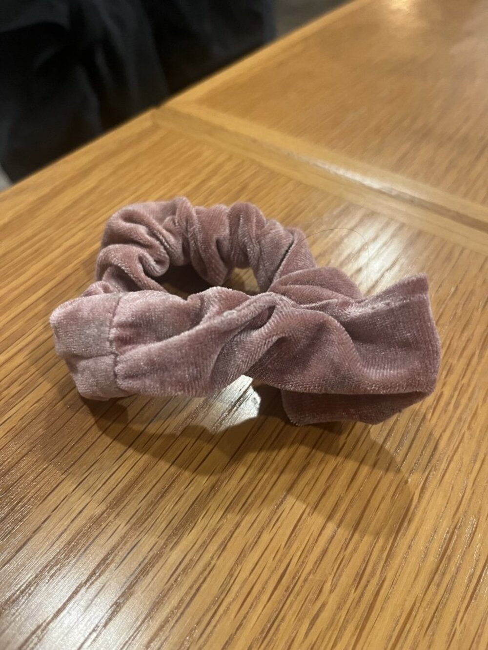 Amazon Size One size  Dusty Mauve Velvet Bow Scrunchie Hair Tie